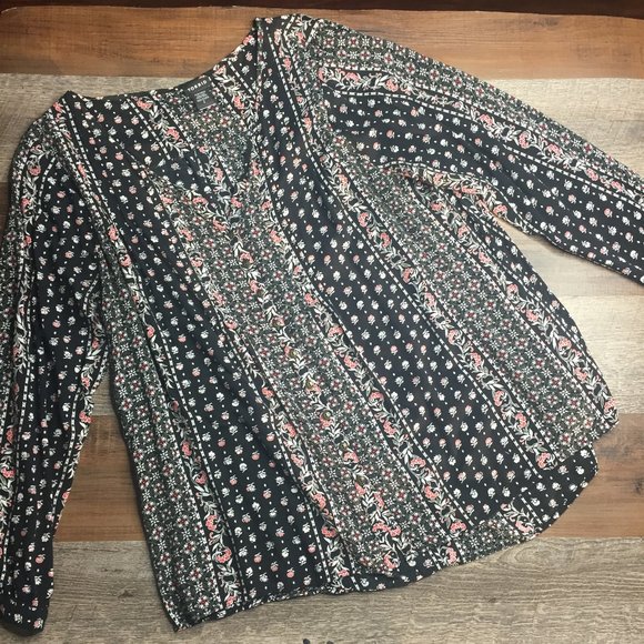 Torrid Tops - TORRID Peasant Top Black  Long Sleeve Sz 2 2XL